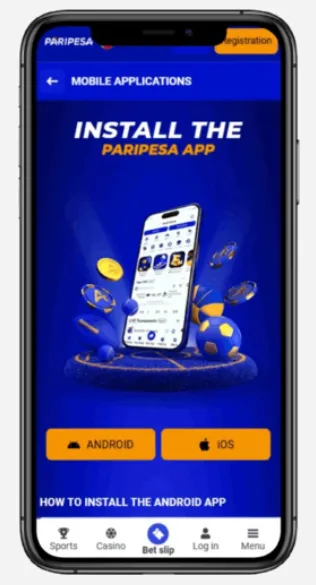 Download da Paripesa App no iPhone