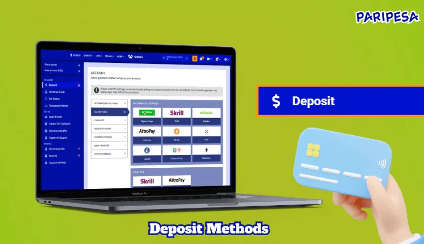 Limites de Depósito da Paripesa em Portugal